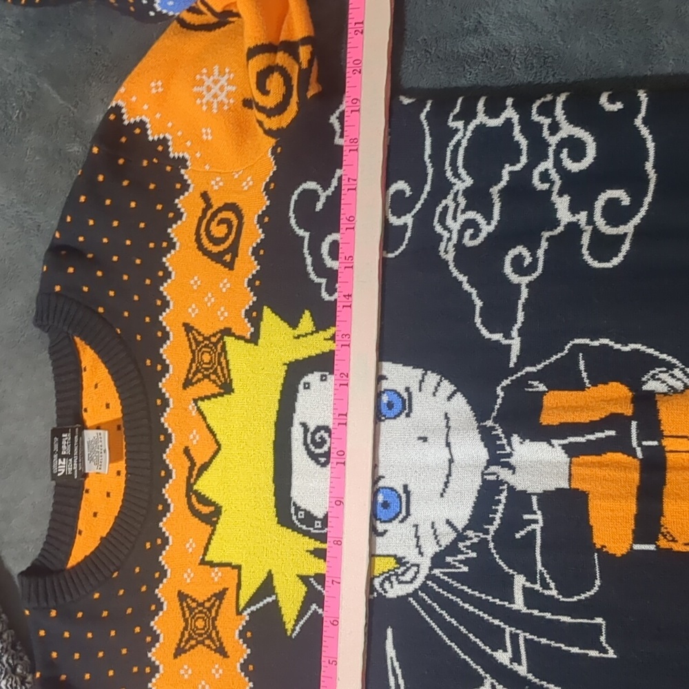 Naruto Ugly Christmas sweater Men size Small - Picture 6 of 7